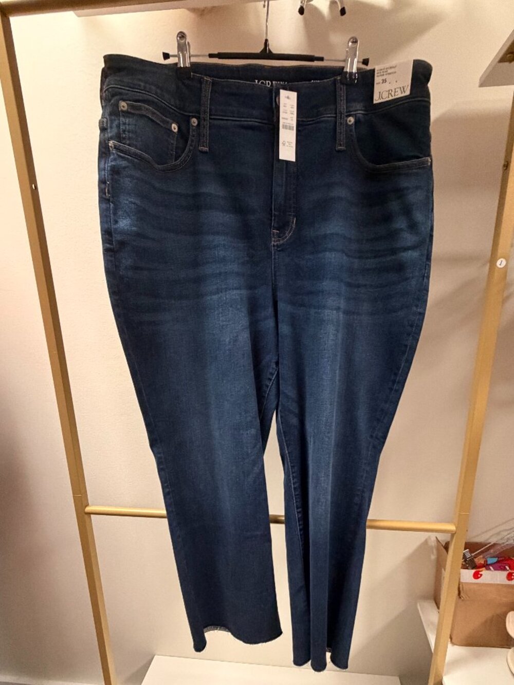 American Eagle High Rise Kick Boot Crop Jean